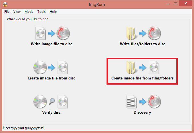 convert ghost image to iso